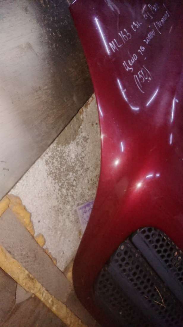 Капот Mercedes ML W163 2003г. | Фото № 5 Капот Mercedes ML W163 2003г. - Фото 5