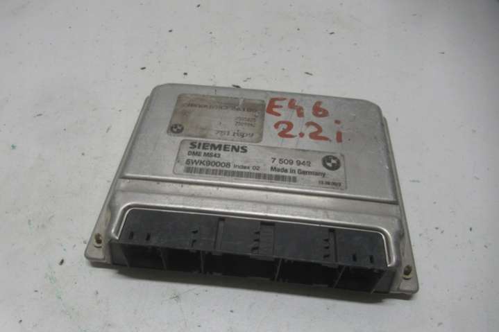 7509942 Блок управления двигателем  BMW 3 E46 (1998-2006) 1998г. | Фото № 1  7509942 Блок управления двигателем  BMW 3 E46 (1998-2006) 1998г. - Фото 1