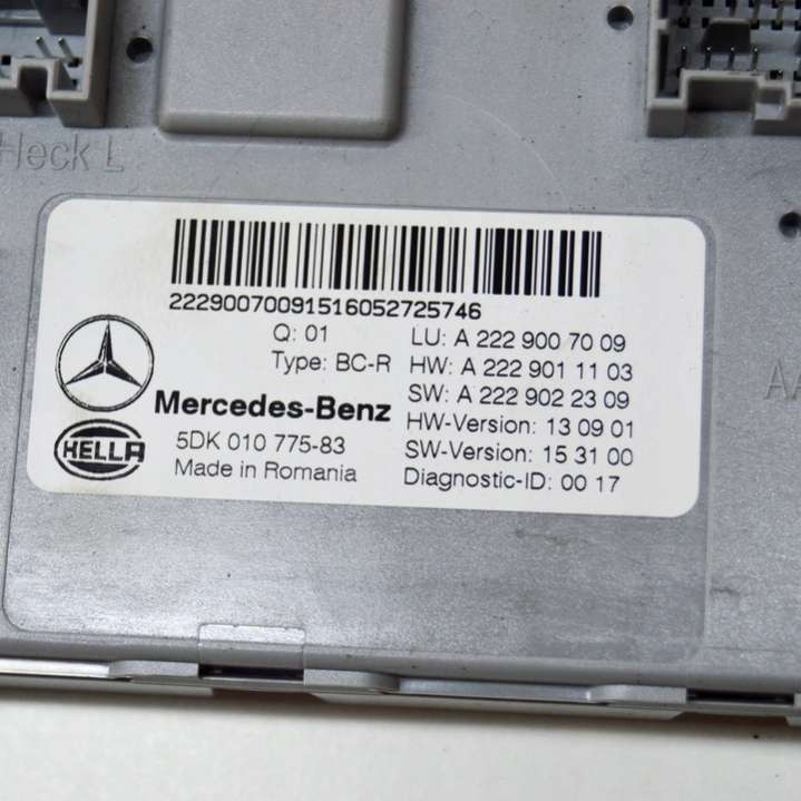 A2229007009 Блок комфорта Mercedes C W205/S205/205 (2014-2024) 2014г. | Фото № 6 A2229007009 Блок комфорта Mercedes C W205/S205/205 (2014-2024) 2014г. - Фото 6