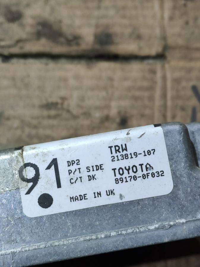 891700F032 Блок AirBag Toyota Corolla VERSO 2 2007г. | Фото № 4 891700F032 Блок AirBag Toyota Corolla VERSO 2 2007г. - Фото 4