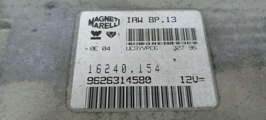 MAGNETIMARELLI962631458016240154 Блок управления двигателем  Peugeot 406  2000г. | Фото № 3  MAGNETIMARELLI962631458016240154 Блок управления двигателем  Peugeot 406  2000г. - Фото 3
