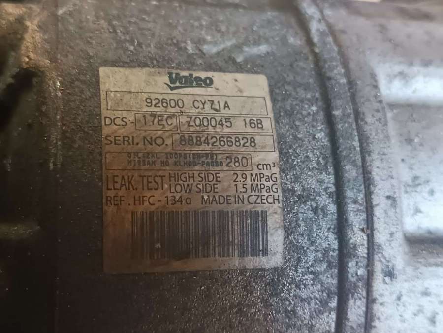 92600CY71A Компрессор кондиционера  Nissan Qashqai 1  2010г. | Фото № 2  92600CY71A Компрессор кондиционера  Nissan Qashqai 1  2010г. - Фото 2