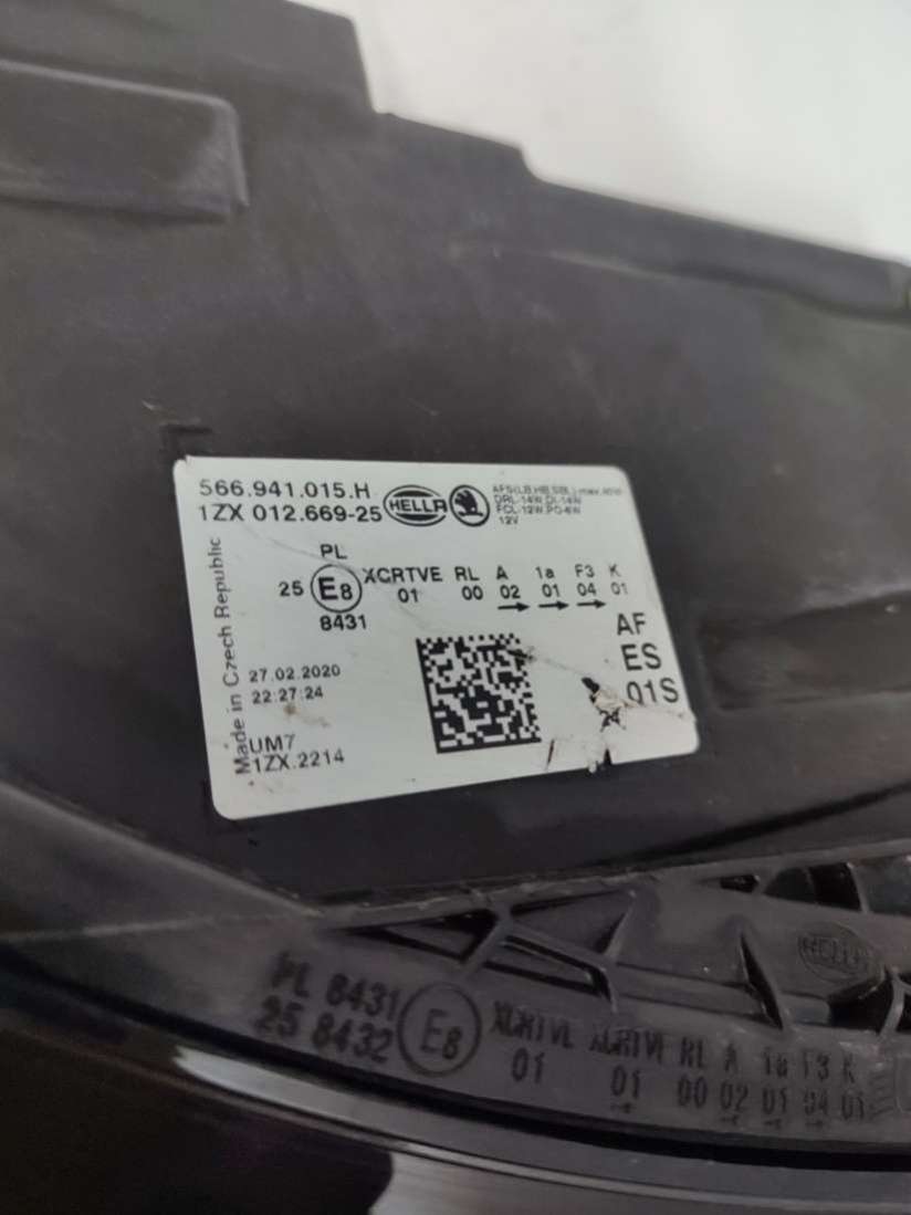 566941015H Фара передняя левая Skoda Kodiaq 2020г. | Фото № 3 566941015H Фара передняя левая Skoda Kodiaq 2020г. - Фото 3