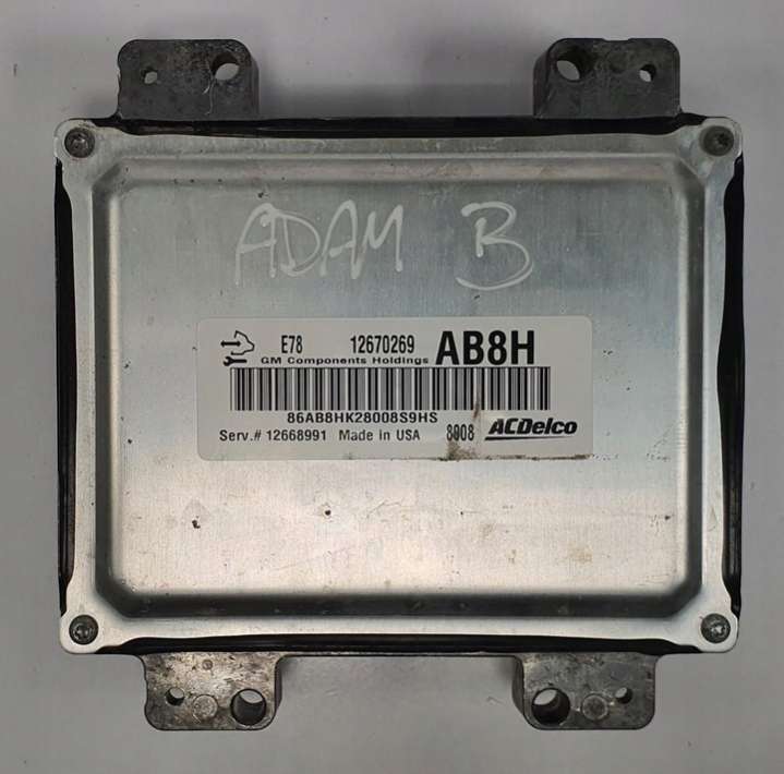 12670269 12668991 Блок управления двигателем Opel Adam 1 поколение (2012-2024) 2012г. | Фото № 2 12670269 12668991 Блок управления двигателем Opel Adam 1 поколение (2012-2024) 2012г. - Фото 2