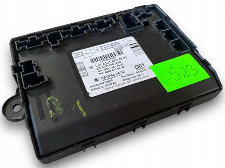 2218704992A2218704992 Блок комфорта Mercedes S W221 (2005-2009) 2005г. | Фото № 1 2218704992A2218704992 Блок комфорта Mercedes S W221 (2005-2009) 2005г. - Фото 1