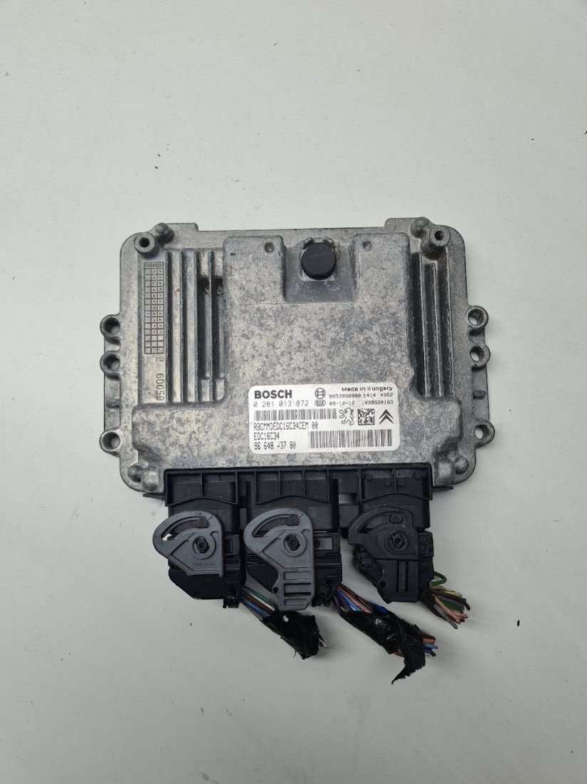 0281013872 9664843780 Блок управления двигателем Peugeot 308 1 2011г. | Фото № 1 0281013872 9664843780 Блок управления двигателем Peugeot 308 1 2011г. - Фото 1