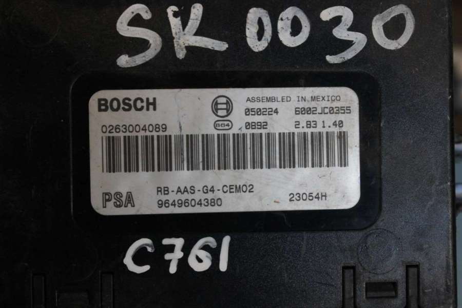 6002JC0355 6002JC0355 Блок управления парктрониками Citroen C5 1 2005г. | Фото № 2 6002JC0355 6002JC0355 Блок управления парктрониками Citroen C5 1 2005г. - Фото 2
