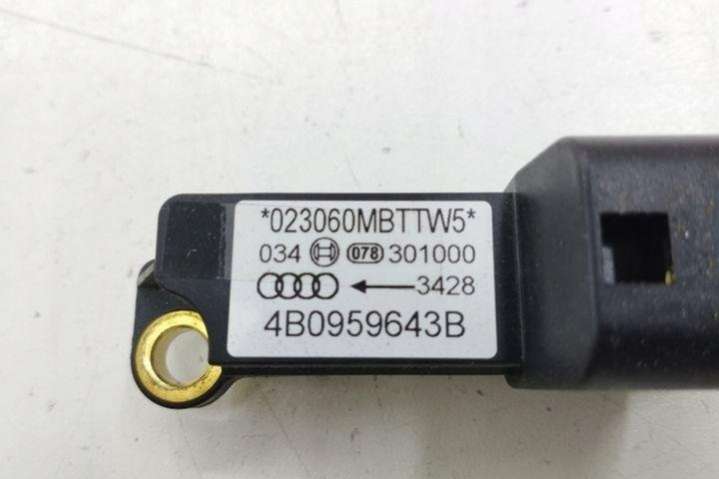 4B0959643B Датчик удара Audi A6 C5/4B (1997-2004) 1997г. | Фото № 3 4B0959643B Датчик удара Audi A6 C5/4B (1997-2004) 1997г. - Фото 3