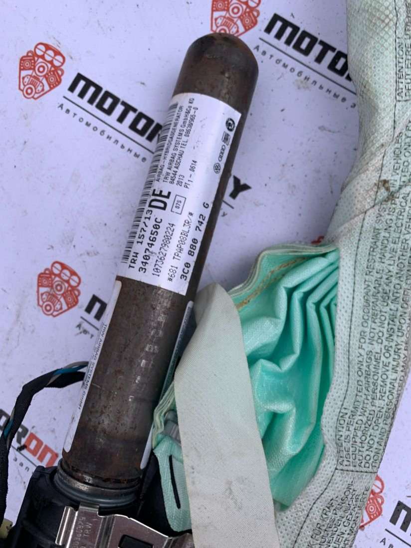 3C0880742G Подушка безопасности боковая (шторка) правая Volkswagen Passat B7 2013г. | Фото № 2 3C0880742G Подушка безопасности боковая (шторка) правая Volkswagen Passat B7 2013г. - Фото 2