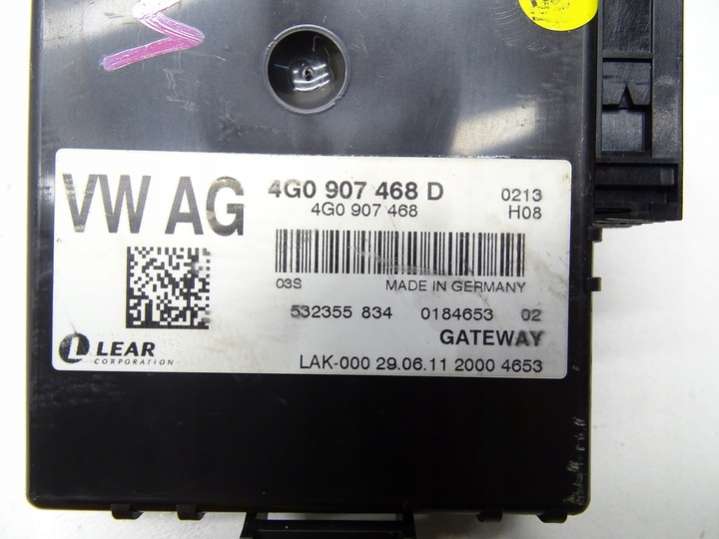 4G0907468D17018822924 Блок комфорта Audi A6 C7/4G (2011-2014) 2011г. | Фото № 4 4G0907468D17018822924 Блок комфорта Audi A6 C7/4G (2011-2014) 2011г. - Фото 4