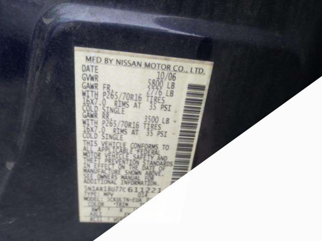 Петля крышки (двери) багажника Nissan Pathfinder (R51) (2004-2014) Внедорожник 5дв. 2006г. | Фото № 13 Петля крышки (двери) багажника Nissan Pathfinder (R51) (2004-2014) Внедорожник 5дв. 2006г. - Фото 13