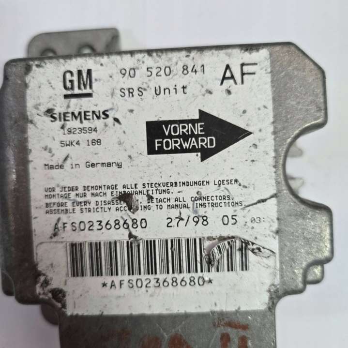 90520841 Блок AirBag Opel Astra K (2015-2019) 2015г. | Фото № 4 90520841 Блок AirBag Opel Astra K (2015-2019) 2015г. - Фото 4