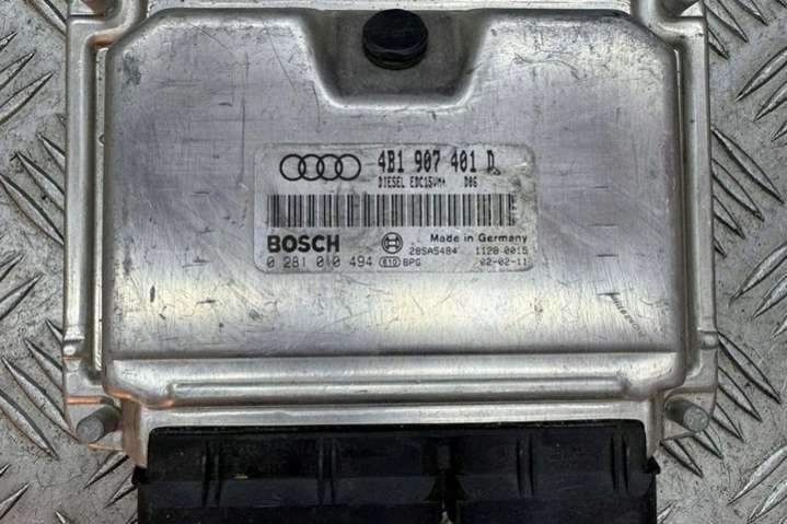 4B1907401D Блок управления двигателем  Audi A6 C5/4B (1997-2004) 1997г. | Фото № 4  4B1907401D Блок управления двигателем  Audi A6 C5/4B (1997-2004) 1997г. - Фото 4