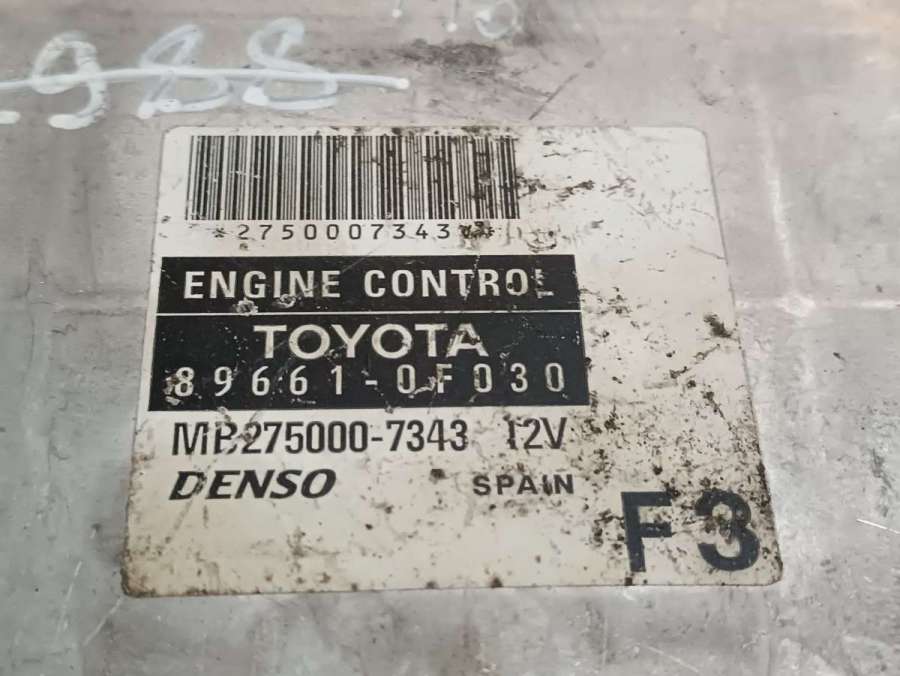 896610F030 Блок управления двигателем  Toyota Corolla VERSO 1 2004г. | Фото № 2  896610F030 Блок управления двигателем  Toyota Corolla VERSO 1 2004г. - Фото 2