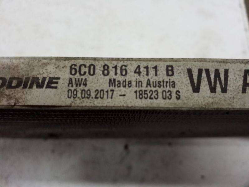 6C0816411B Радиатор кондиционера Volkswagen Polo 5 Restail  Vag Volkswagen Polo 2014г. | Фото № 3  6C0816411B Радиатор кондиционера Volkswagen Polo 5 Restail  Vag Volkswagen Polo 2014г. - Фото 3