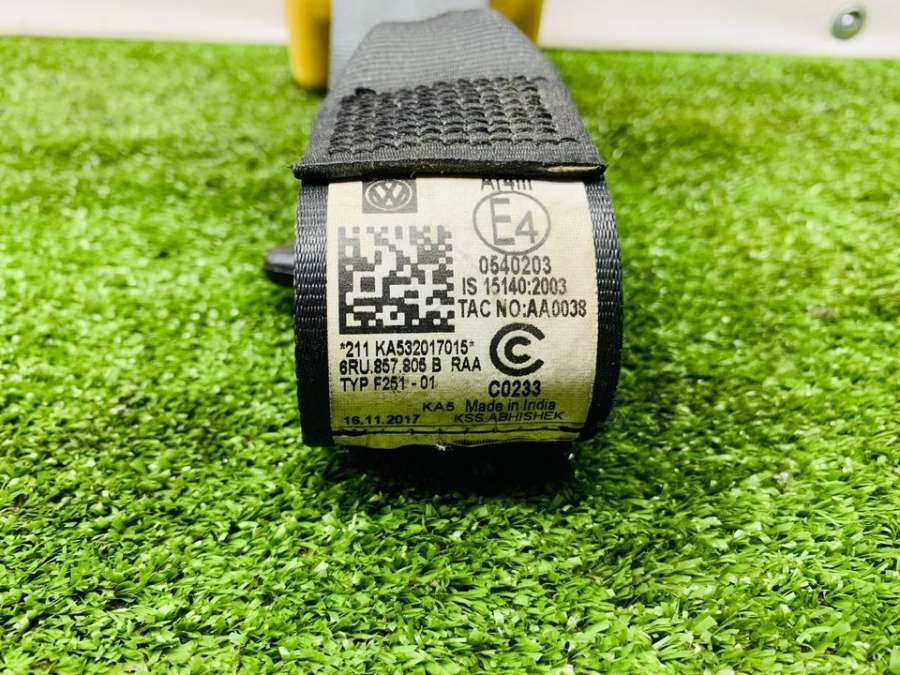 6RU857805B Ремень безопасности задний левый Volkswagen Polo V 2018г. | Фото № 4 6RU857805B Ремень безопасности задний левый Volkswagen Polo V 2018г. - Фото 4