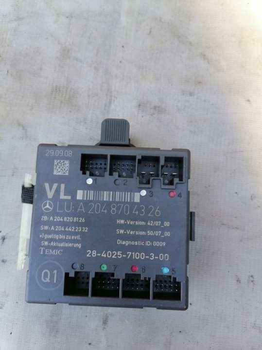 2048704326 Блок управления двери Mercedes C W204/S204 (2007-2012) 2007г. | Фото № 1 2048704326 Блок управления двери Mercedes C W204/S204 (2007-2012) 2007г. - Фото 1