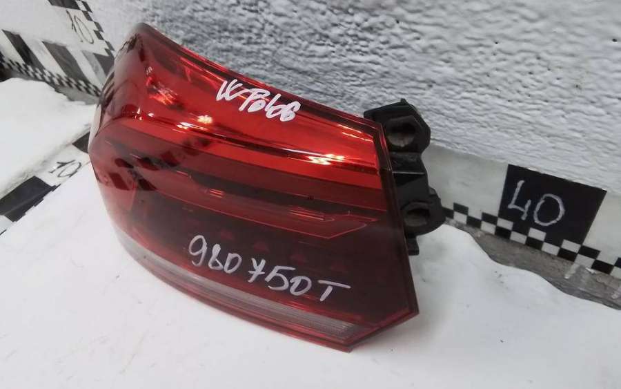 6N5945095 Фонарь задний левый наружный Volkswagen Polo 6 Liftback LED  Vag Volkswagen Polo 2020г. | Фото № 2  6N5945095 Фонарь задний левый наружный Volkswagen Polo 6 Liftback LED  Vag Volkswagen Polo 2020г. - Фото 2