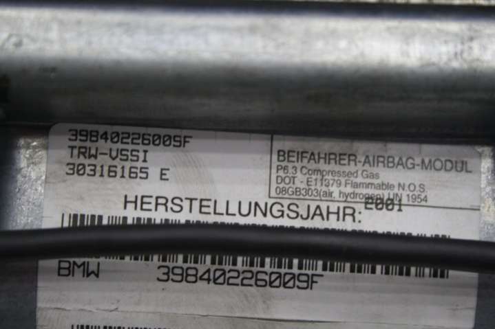 39840226009F Подушка безопасности  BMW X5 E53 (1999-2003) 1999г. | Фото № 9  39840226009F Подушка безопасности  BMW X5 E53 (1999-2003) 1999г. - Фото 9