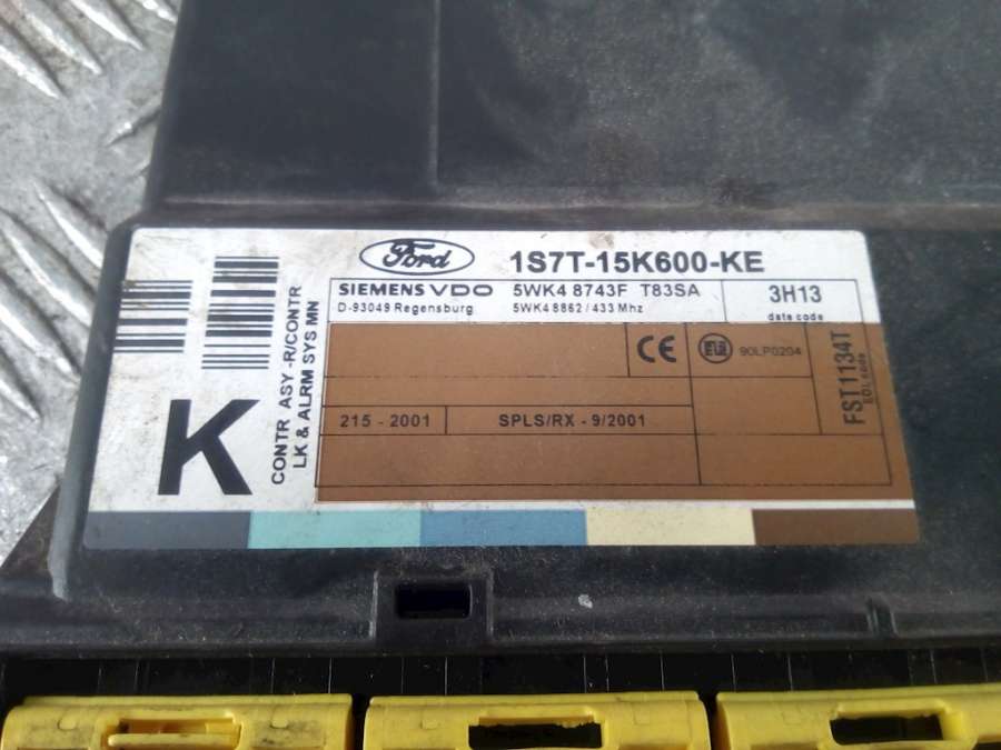 5WK48743F Блок комфорта Ford Mondeo 3 (2000-2007) Универсал 2002г. | Фото № 3 5WK48743F Блок комфорта Ford Mondeo 3 (2000-2007) Универсал 2002г. - Фото 3