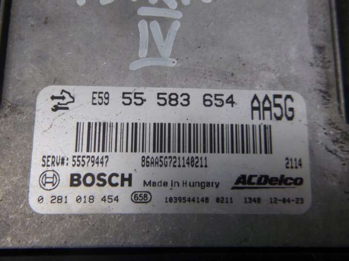 55583654AA Блок управления двигателем Opel Astra J (2009-2012) 2009г. | Фото № 3 55583654AA Блок управления двигателем Opel Astra J (2009-2012) 2009г. - Фото 3