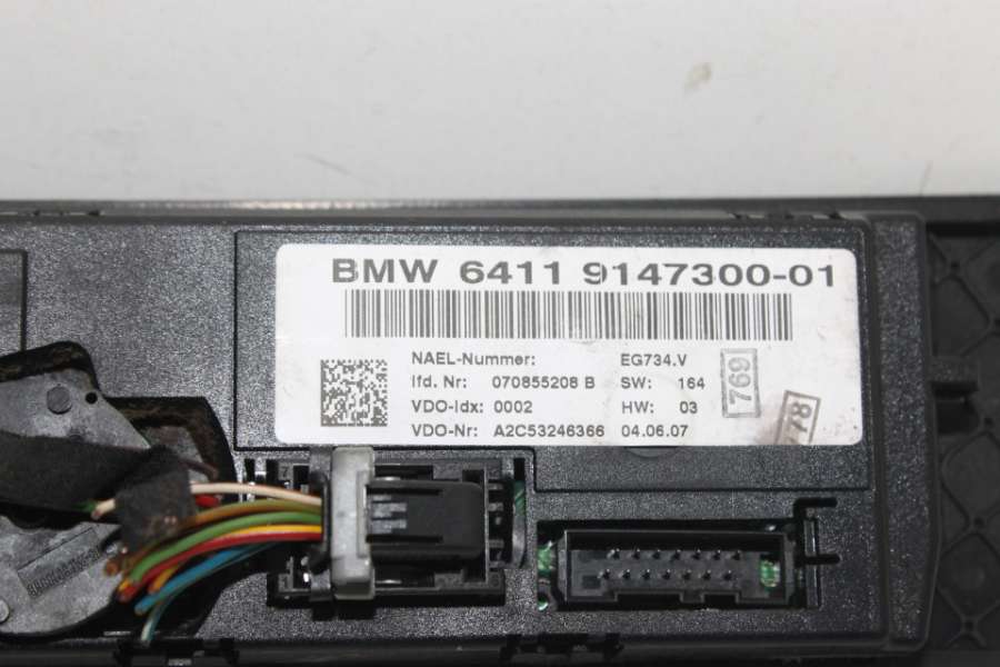 9147300 Блок управления печки/климат-контроля  BMW 3 седан 2007г. | Фото № 5  9147300 Блок управления печки/климат-контроля  BMW 3 седан 2007г. - Фото 5
