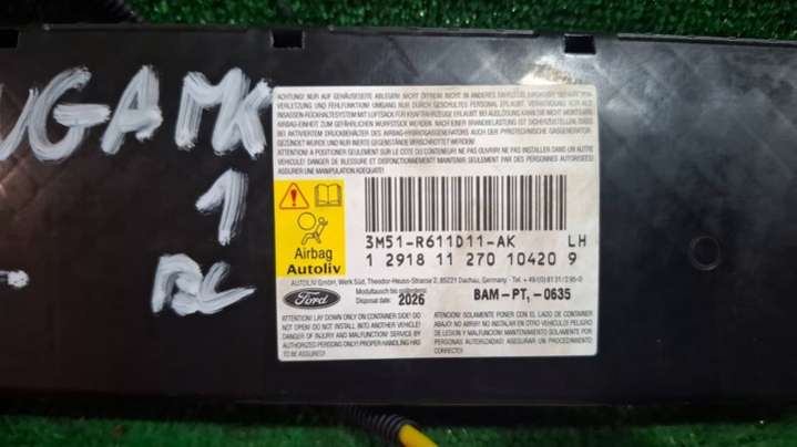 3M51-R611D11-AK Подушка безопасности Ford Kuga 1 поколение (2008-2013) 2008г. | Фото № 3 3M51-R611D11-AK Подушка безопасности Ford Kuga 1 поколение (2008-2013) 2008г. - Фото 3
