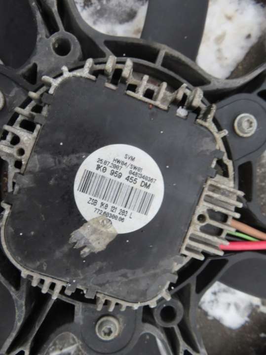 1K0121205N Вентилятор радиатора Audi A3 8P (2003-2005) 2003г. | Фото № 2 1K0121205N Вентилятор радиатора Audi A3 8P (2003-2005) 2003г. - Фото 2