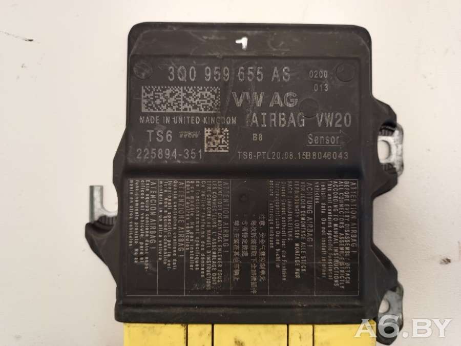3Q0959655AS Блок AirBag  Skoda Octavia A7 2017г. | Фото № 1  3Q0959655AS Блок AirBag  Skoda Octavia A7 2017г. - Фото 1