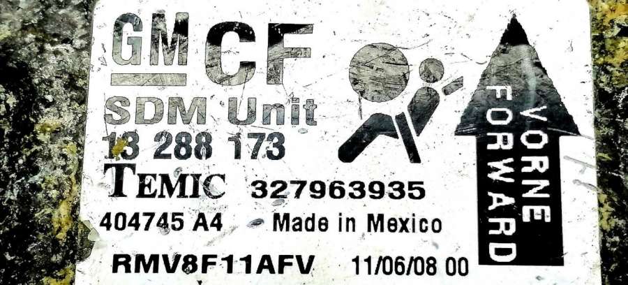 32796393513288173 Блок AirBag  Opel Astra H 2005г. | Фото № 3  32796393513288173 Блок AirBag  Opel Astra H 2005г. - Фото 3