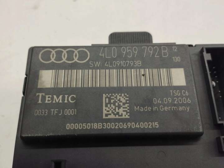 4L0959792B Блок управления двери Audi Q7 4L (2005-2009) 2005г. | Фото № 3 4L0959792B Блок управления двери Audi Q7 4L (2005-2009) 2005г. - Фото 3