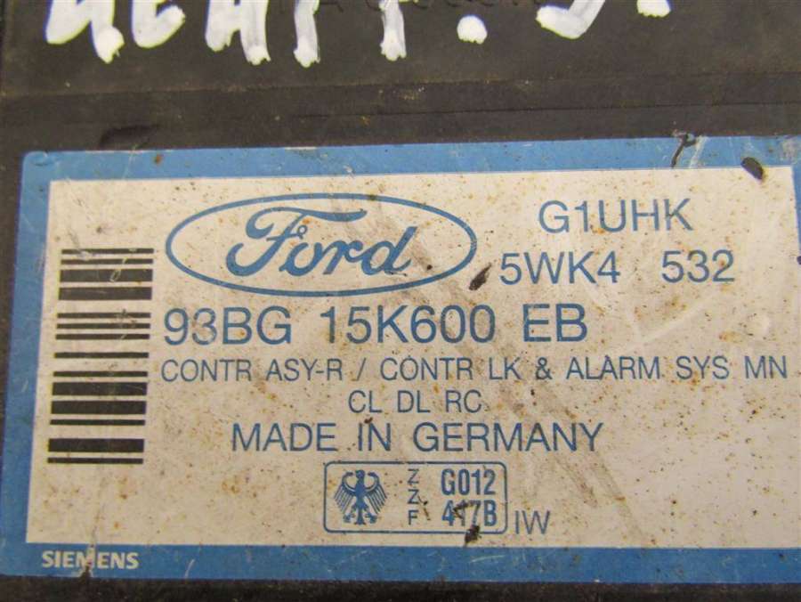 93BG15K600EB Блок комфорта  Ford Mondeo 2 1998г. | Фото № 2  93BG15K600EB Блок комфорта  Ford Mondeo 2 1998г. - Фото 2