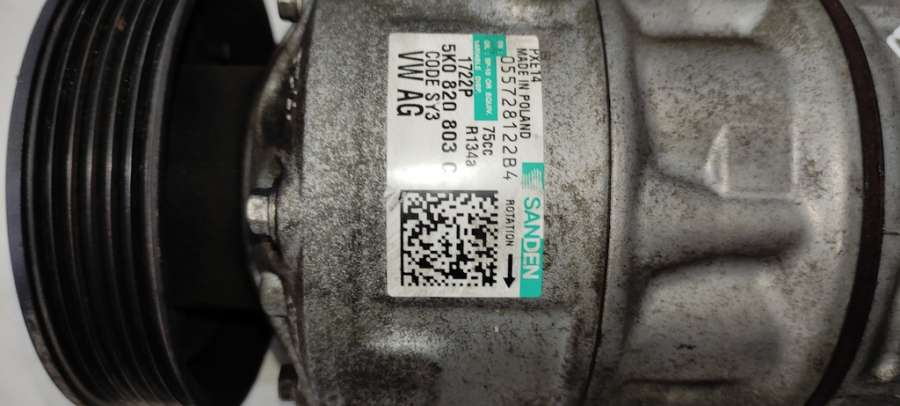 5K0820803C 5K0820803H 1K0820803E 1K0820808DX 1K0820808FX 5K0820803J1K0820803C1K0820803E1K0820803F1K0820803L1K0820803N1K0820803P1K0820803QX1K0820803S1K0820808A1K0820808BX1K0820808DX1K Компрессор кондиционера Volkswagen Passat CC 2014г. | Фото № 3 5K0820803C 5K0820803H 1K0820803E 1K0820808DX 1K0820808FX 5K0820803J1K0820803C1K0820803E1K0820803F1K0820803L1K0820803N1K0820803P1K0820803QX1K0820803S1K0820808A1K0820808BX1K0820808DX1K Компрессор кондиционера Volkswagen Passat CC 2014г. - Фото 3