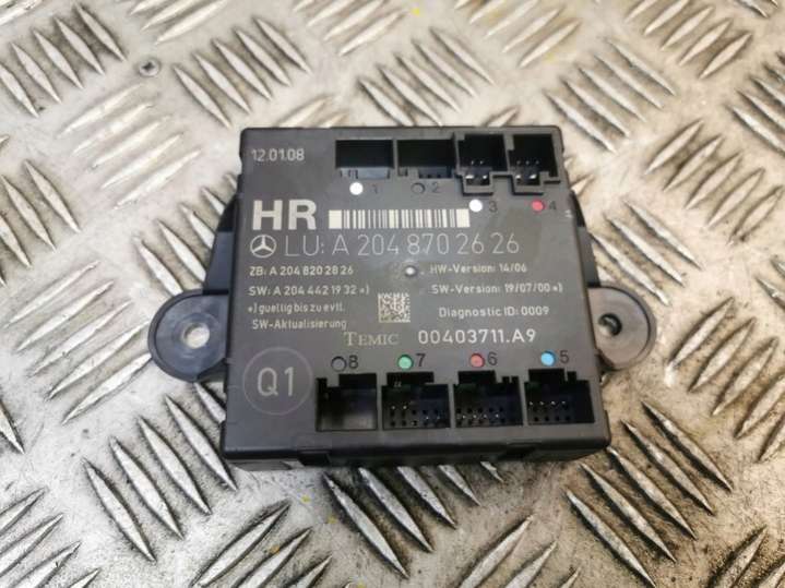 2048702626 Блок управления двери Mercedes C W204/S204 (2007-2012) 2007г. | Фото № 2 2048702626 Блок управления двери Mercedes C W204/S204 (2007-2012) 2007г. - Фото 2