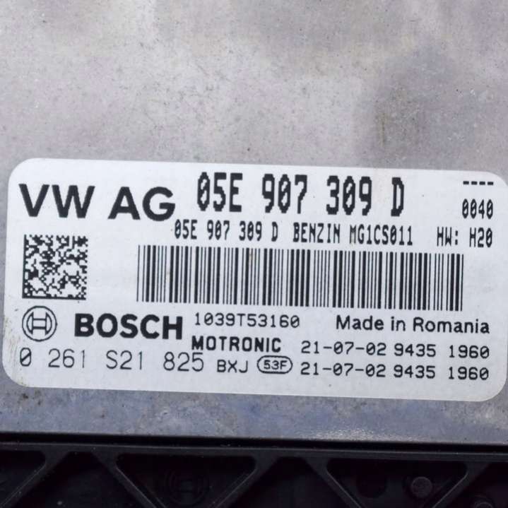 05E907309D Блок управления двигателем Volkswagen Golf 8 поколение (2019-2024) 2019г. | Фото № 6 05E907309D Блок управления двигателем Volkswagen Golf 8 поколение (2019-2024) 2019г. - Фото 6