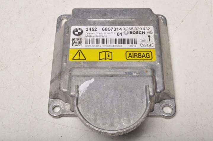 6857314 Блок AirBag BMW 5 F10/F11/GT F07 6 поколение (2009-2013) 2009г. | Фото № 1 6857314 Блок AirBag BMW 5 F10/F11/GT F07 6 поколение (2009-2013) 2009г. - Фото 1