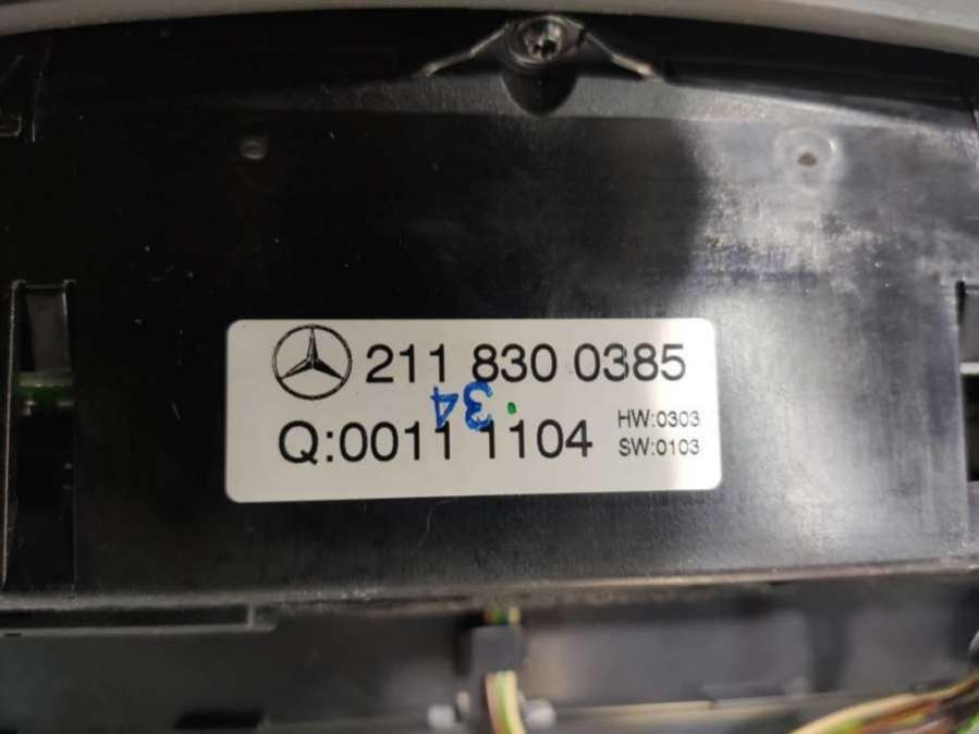 2118300385 Блок управления печки/климат-контроля  Mercedes Benz W211 E-Klasse 2005г. | Фото № 8  2118300385 Блок управления печки/климат-контроля  Mercedes Benz W211 E-Klasse 2005г. - Фото 8
