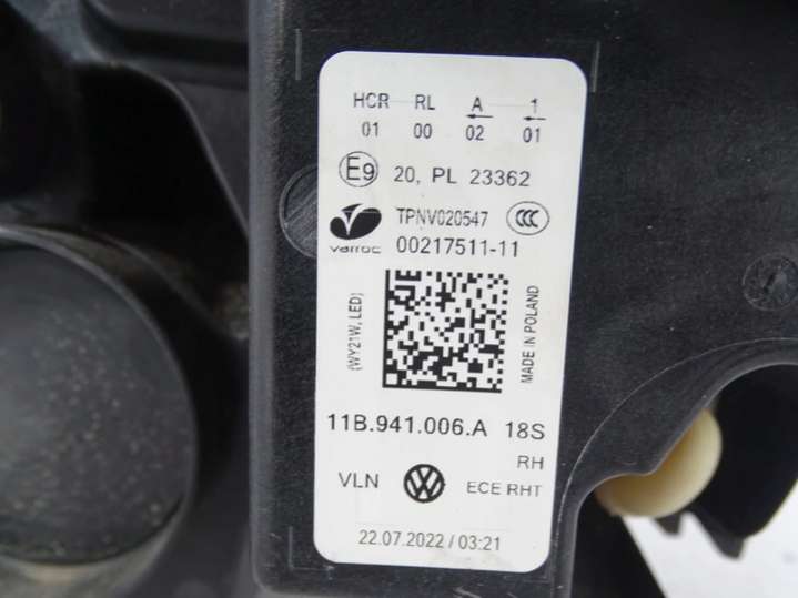 11B941006A Фара правая Volkswagen ID.4 1 поколение (2020-2024) 2020г. | Фото № 9 11B941006A Фара правая Volkswagen ID.4 1 поколение (2020-2024) 2020г. - Фото 9