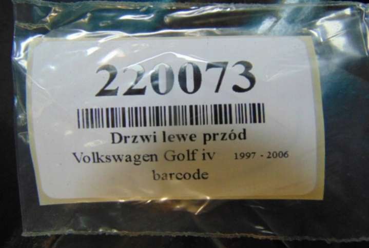 3DRZWI Дверь передняя левая  Volkswagen Golf 4 поколение (1997-2004) 1997г. | Фото № 7  3DRZWI Дверь передняя левая  Volkswagen Golf 4 поколение (1997-2004) 1997г. - Фото 7