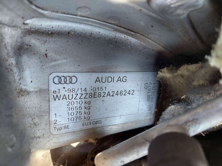 8E0839020 Ручка двери внутренняя задняя правая Audi A4 B6 (2000-2006) Универсал 2002г. | Фото № 10 8E0839020 Ручка двери внутренняя задняя правая Audi A4 B6 (2000-2006) Универсал 2002г. - Фото 10