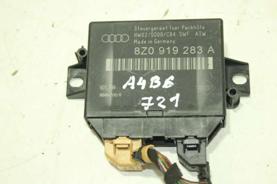 8Z0919283A Блок управления парктрониками Audi A4 B6 2004г. | Фото № 1 8Z0919283A Блок управления парктрониками Audi A4 B6 2004г. - Фото 1