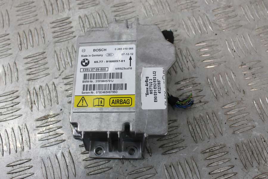 9166057 Блок управления подушками безопасности  BMW 3 купе 2008г. | Фото № 1  9166057 Блок управления подушками безопасности  BMW 3 купе 2008г. - Фото 1