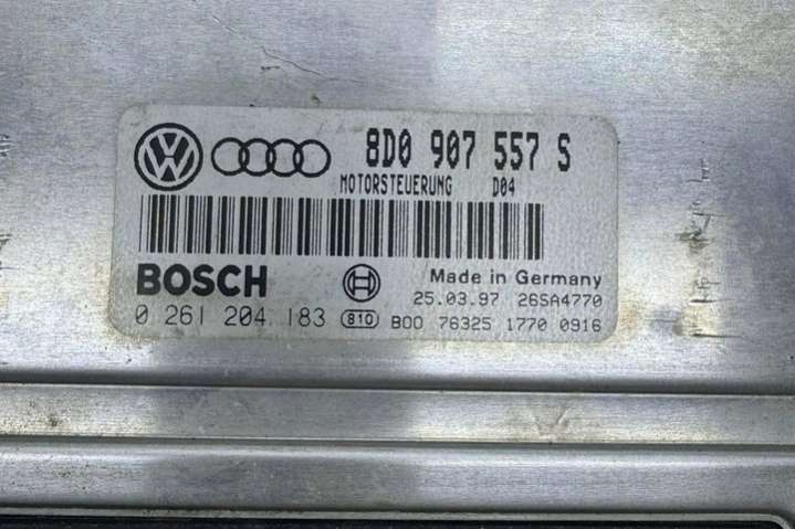 8D0907557S Блок управления двигателем Audi A4 B6 (2000-2005) 2000г. | Фото № 1 8D0907557S Блок управления двигателем Audi A4 B6 (2000-2005) 2000г. - Фото 1