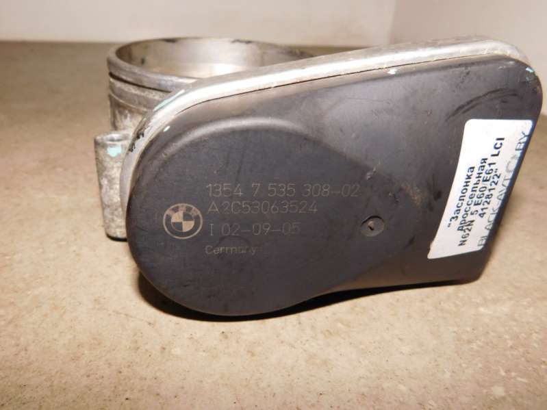 7535308 Дроссельная заслонка  BMW 5 седан 2007г. | Фото № 3  7535308 Дроссельная заслонка  BMW 5 седан 2007г. - Фото 3