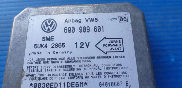 6Q09096016q0909601 Блок AirBag  Volkswagen Passat B5 (1996-2000) 1996г. | Фото № 3  6Q09096016q0909601 Блок AirBag  Volkswagen Passat B5 (1996-2000) 1996г. - Фото 3