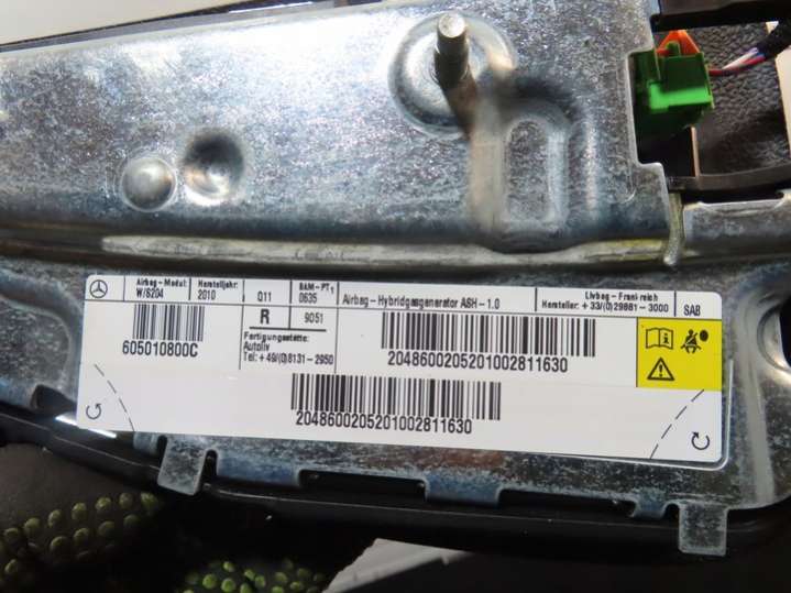 605010800C Подушка безопасности  Mercedes C W204/S204 (2007-2012) 2007г. | Фото № 5  605010800C Подушка безопасности  Mercedes C W204/S204 (2007-2012) 2007г. - Фото 5