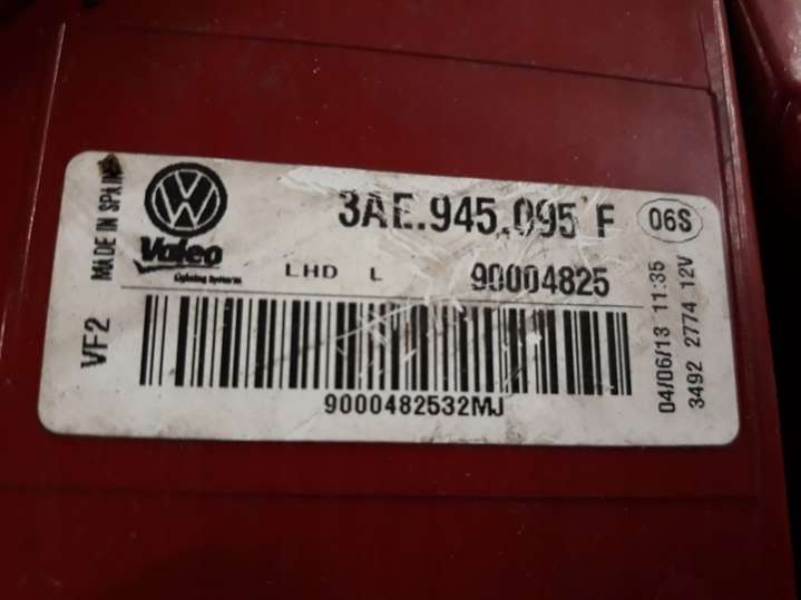 3AE945095F 255519 Фонарь задний левый  Volkswagen Passat B7 (2010-2015) 2010г. | Фото № 5  3AE945095F 255519 Фонарь задний левый  Volkswagen Passat B7 (2010-2015) 2010г. - Фото 5