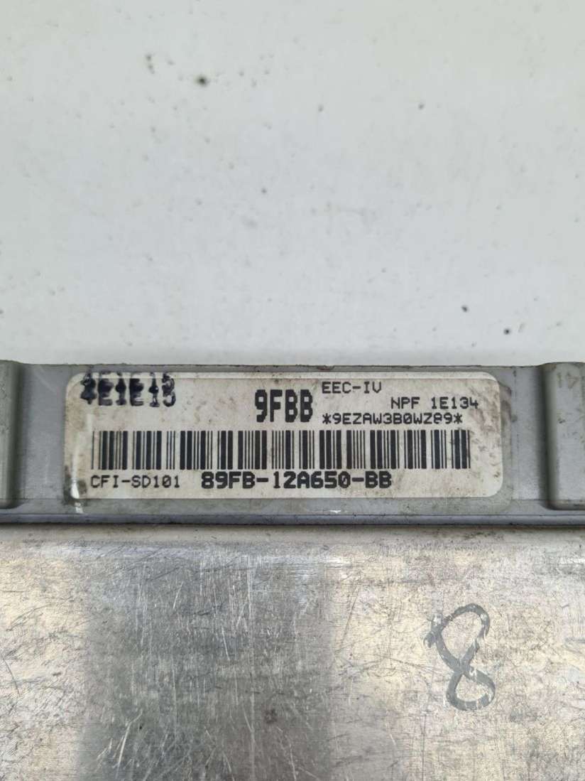 89FB12A650BB Блок управления двигателем Ford Fiesta 2 1989г. | Фото № 3 89FB12A650BB Блок управления двигателем Ford Fiesta 2 1989г. - Фото 3