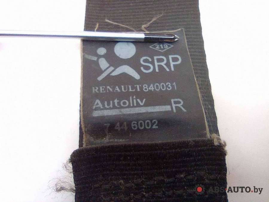7446002840031B507743 Ремень безопасности передний правый  Renault Laguna 3 хэтчбек 2009г. | Фото № 5  7446002840031B507743 Ремень безопасности передний правый  Renault Laguna 3 хэтчбек 2009г. - Фото 5