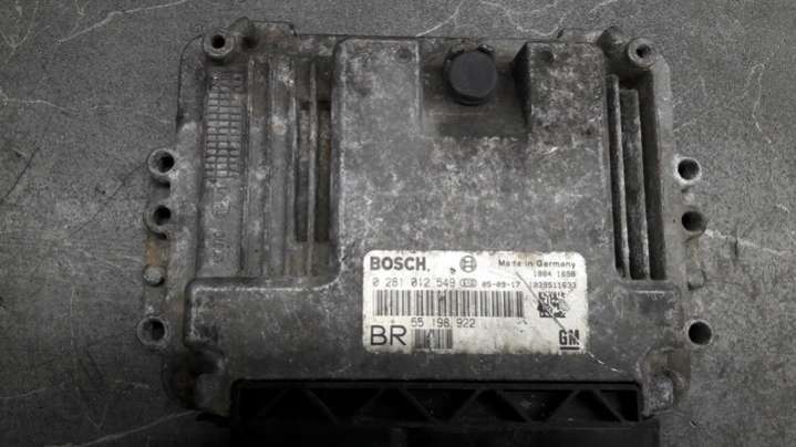 0281012549 Блок управления двигателем Opel Zafira B (2005-2010) 2005г. | Фото № 2 0281012549 Блок управления двигателем Opel Zafira B (2005-2010) 2005г. - Фото 2